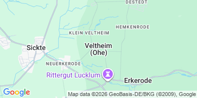 Karte Veltheim (Ohe)