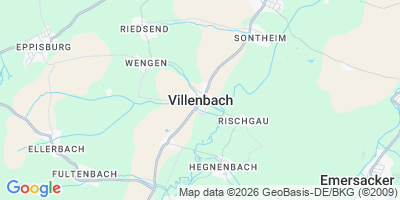 Karte Villenbach