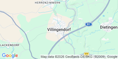 Karte Villingendorf