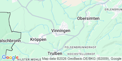 Karte Vinningen