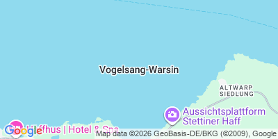 Karte Vogelsang-Warsin