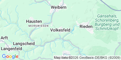 Karte Volkesfeld