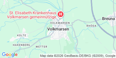 Karte Volkmarsen
