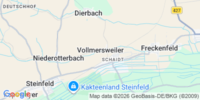Karte Vollmersweiler