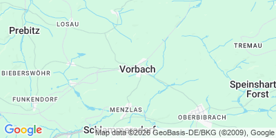 Karte Vorbach