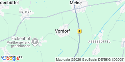Karte Vordorf