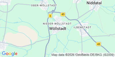 Karte Wöllstadt