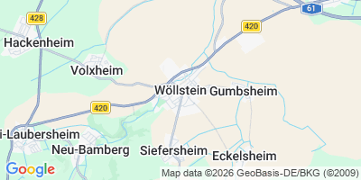 Karte Wöllstein