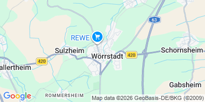 Karte Wörrstadt