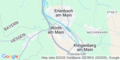 Karte Wörth a.Main