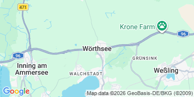 Karte Wörthsee