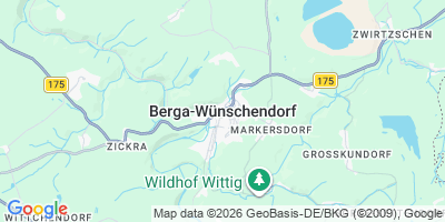 Karte Wünschendorf/Elster