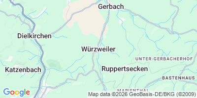 Karte Würzweiler