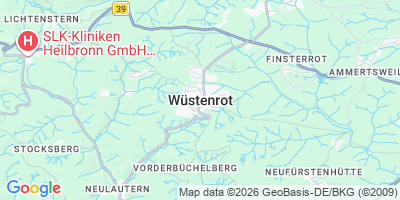Karte Wüstenrot
