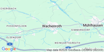 Karte Wachenroth