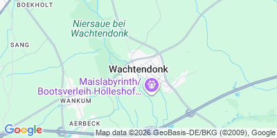 Karte Wachtendonk