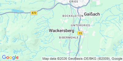 Karte Wackersberg