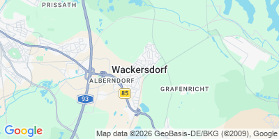 Karte Wackersdorf