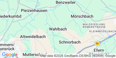 Karte Wahlbach