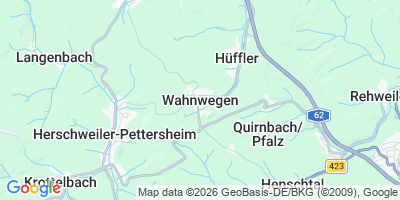 Karte Wahnwegen