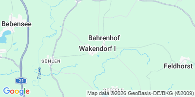 Karte Wakendorf I
