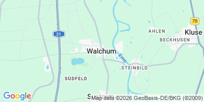 Karte Walchum