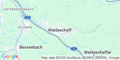 Karte Waldaschaff