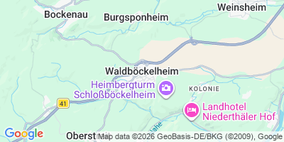 Karte Waldböckelheim