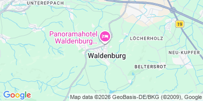 Karte Waldenburg