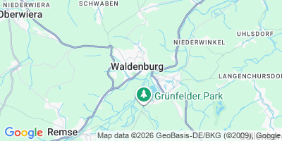 Karte Waldenburg