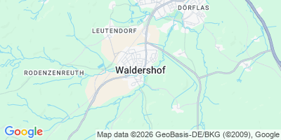 Karte Waldershof