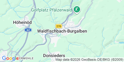 Karte Waldfischbach-Burgalben