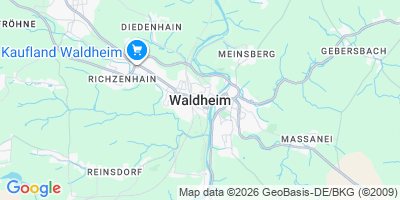Karte Waldheim
