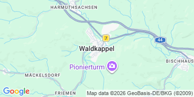 Karte Waldkappel