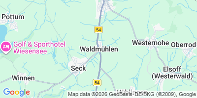 Karte Waldmühlen