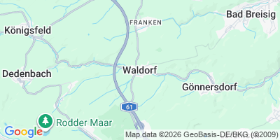 Karte Waldorf