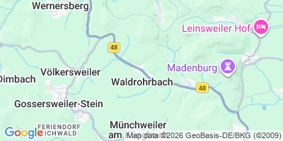 Karte Waldrohrbach