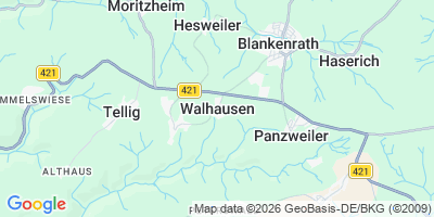 Karte Walhausen