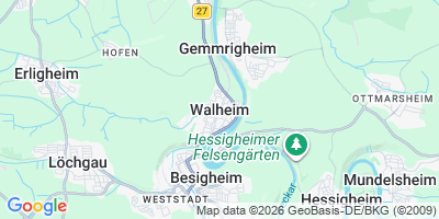 Karte Walheim