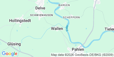 Karte Wallen
