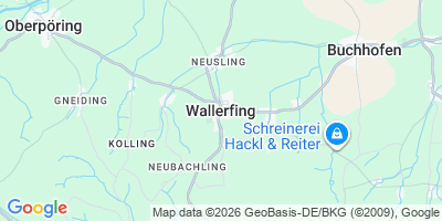 Karte Wallerfing