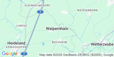 Karte Walpernhain