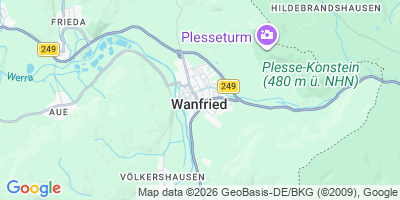 Karte Wanfried