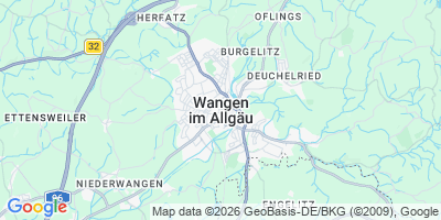 Karte Wangen im Allgäu