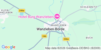Karte Wanzleben-Börde