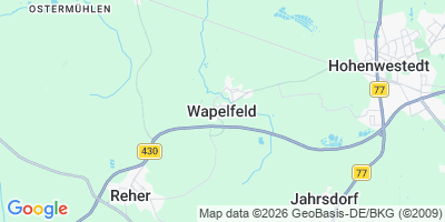 Karte Wapelfeld