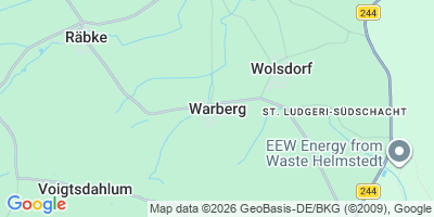 Karte Warberg