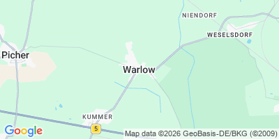 Karte Warlow