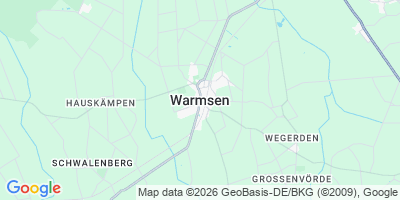 Karte Warmsen