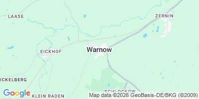 Karte Warnow